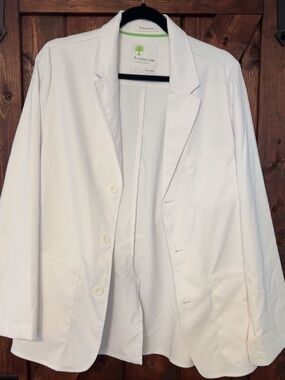 Women's White Medical Blazer